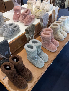 正品 毛绒加绒 直发 羊羔毛 厚底雪地靴 rockfish2025 韩国代购