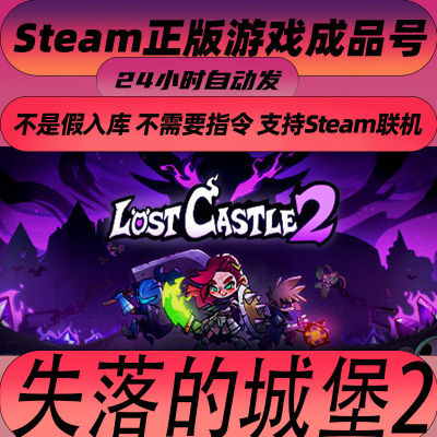 Steam 中文正版 失落城堡2 账号Lost Castle 2 成品号新号