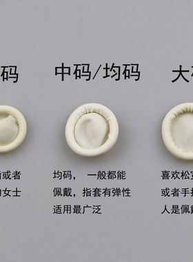 手指套一次性白色米黄色防静电小码中码大码美容护指乳胶工厂包邮