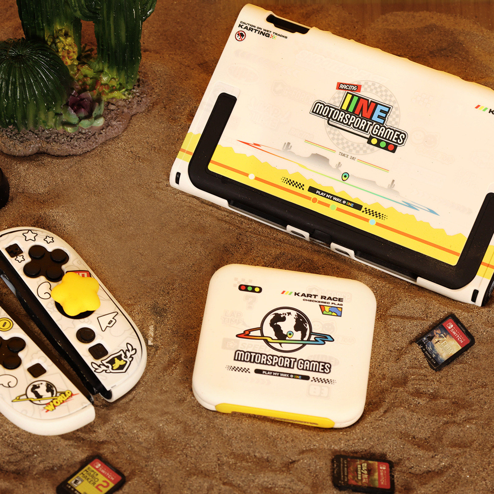 良值任天堂Switch2保护套装主机PC背壳+手柄保护壳+硅胶摇杆帽NS2