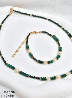 天然石珍珠手链项链爆款轻奢