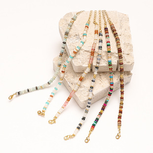 天然石手链女款彩色多宝叠戴小众设计高级轻奢精致闺蜜礼物延长链