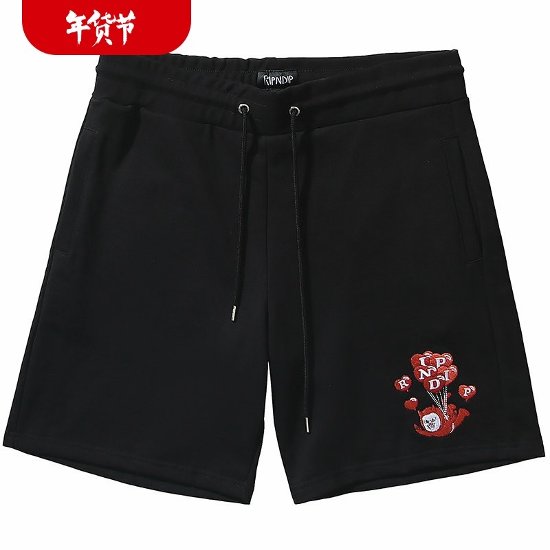 美国潮牌RIPNDIP 贱猫中指猫休闲短裤 丘比特的噩梦 男女情侣款,男装,休闲裤,淘宝优惠券,粉丝福利购,淘宝优惠卷