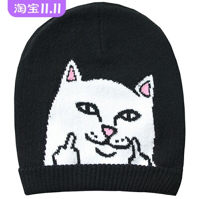 街头RIPNDIP纯色经典款针织帽