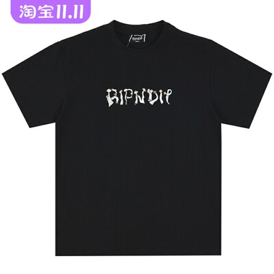 RIPNDIP纯色真实生活LOGO短袖T恤