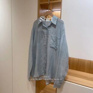 衬衣防晒 透气凉爽衬衫 苎麻 天丝