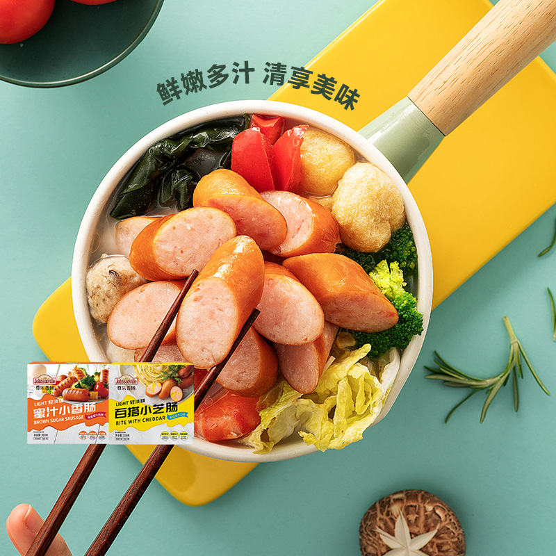 尊乐芝士蜜汁小香肠早餐速食