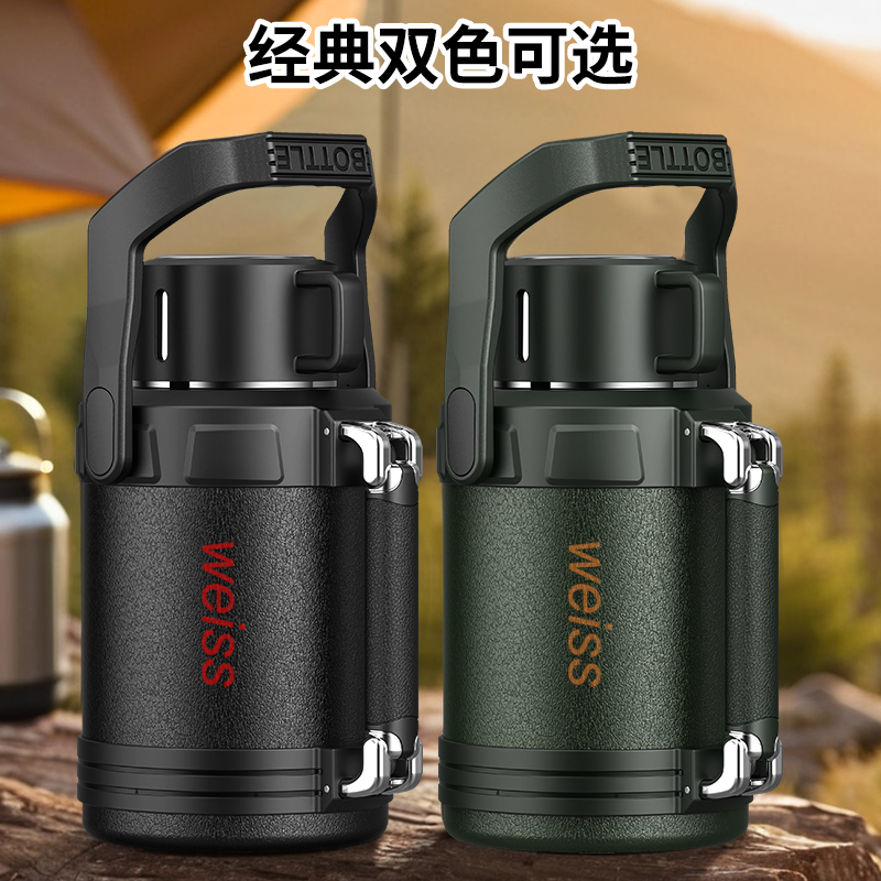 316全钢保温水壶大容量宿舍水瓶