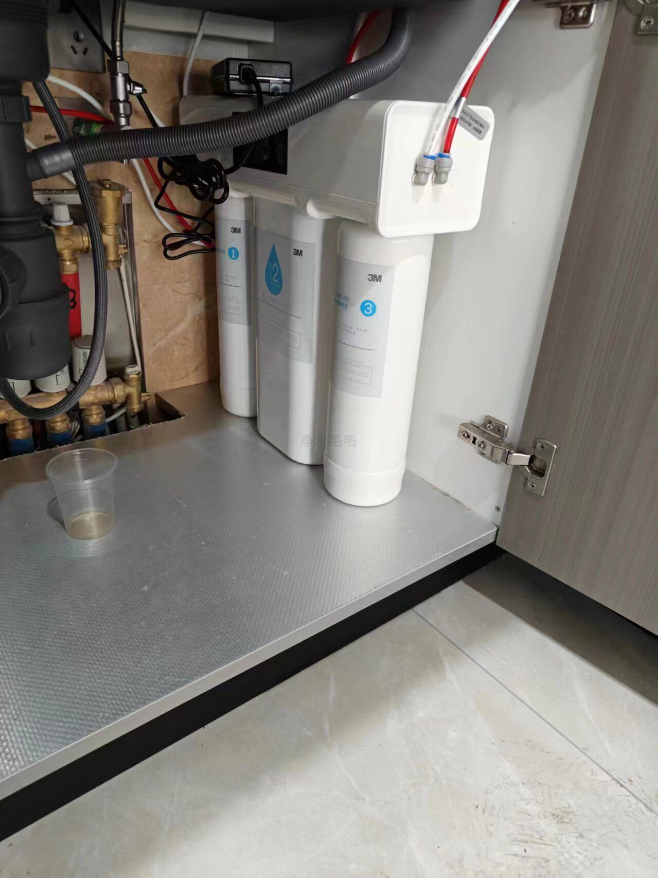 3M净水器纯水机直饮机RO反渗透过滤器R8-CW 400G大流量无压力桶
