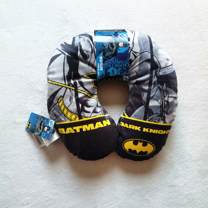漫威蝙蝠侠U型枕头旅行护颈护肩枕飞机靠枕坐车便携趴枕 外贸