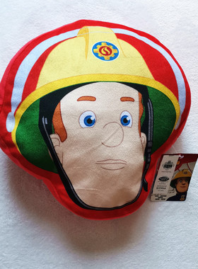 消防员山姆靠垫芯坐垫35x35抱枕靠垫套客厅沙发卧室FIREMAN SAM