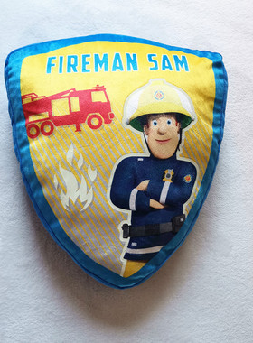 消防员山姆靠垫芯坐垫43x36抱枕靠垫套客厅沙发卧室FIREMAN SAM