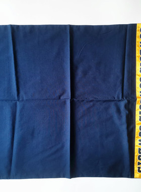 纯色蓝色枕头套枕皮48x73单人单个枕壳枕巾学生宿舍 亏本清仓外贸