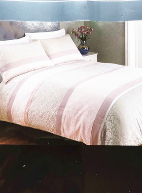 被套被罩枕头套纯棉200x200全棉230x220床素雅提花特易购FOX 外贸