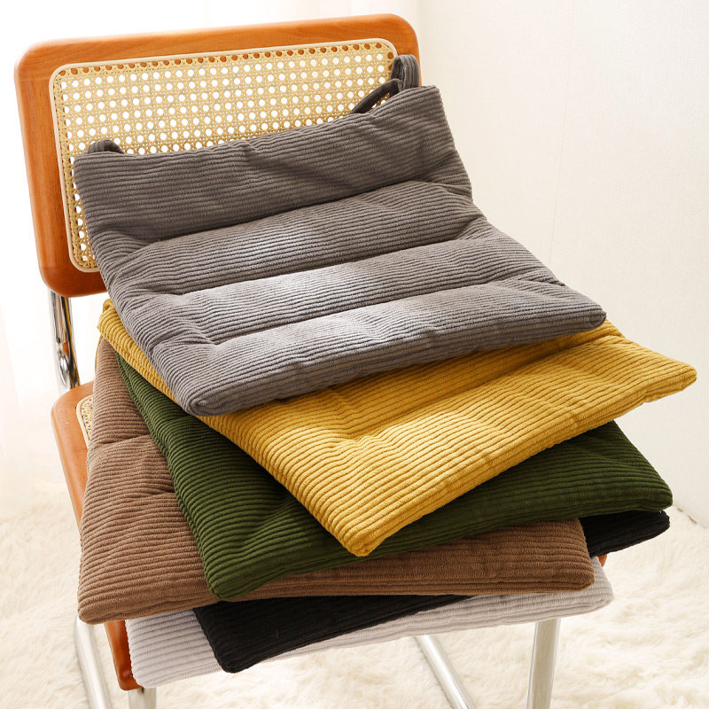 轻奢灯芯绒防滑薄款坐垫四季通用餐椅子垫透气板凳屁垫子汽车办公,居家布艺,椅垫,淘宝优惠券,粉丝福利购,淘宝优惠卷