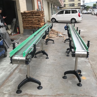 塑料尼龙链板机输送201直线304传送带耐高温平顶链板线铁板平板链