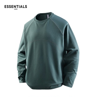 ESSENTIALS HOPE露露云感纹经典圆领T恤男生春季新款速干宽松上衣