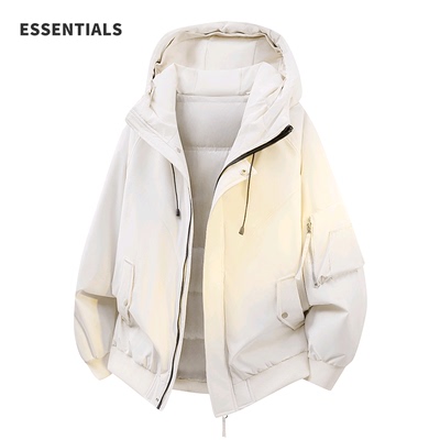ESSENTIALS连帽男士棉服