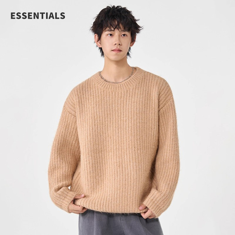 ESSENTIALS复古圆领毛衣