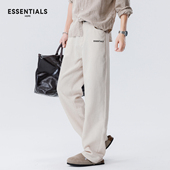 ESSENTIALS HOPE高街美式 弯刀设计感轻奢老钱亚麻抗皱易打理