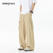 ESSENTIALS 宽松阔腿高街阔腿裤 HOPE纯棉美式 直筒休闲裤