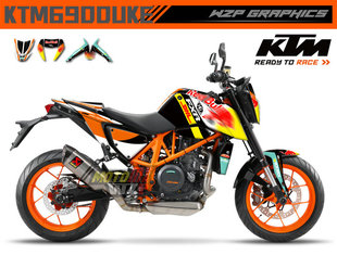 KTM690DUKE杜克全车改装贴花贴纸车贴 WZP GRAPHICS