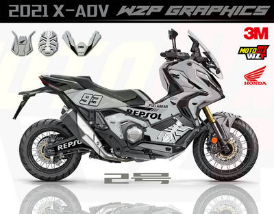 2021XADV750 改装全车贴花车贴贴纸贴画防水防晒耐磨内有多款可选