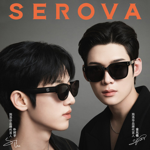 【金允植朴时宇同款】SEROVA施洛华可配度数猫眼框墨镜高级感