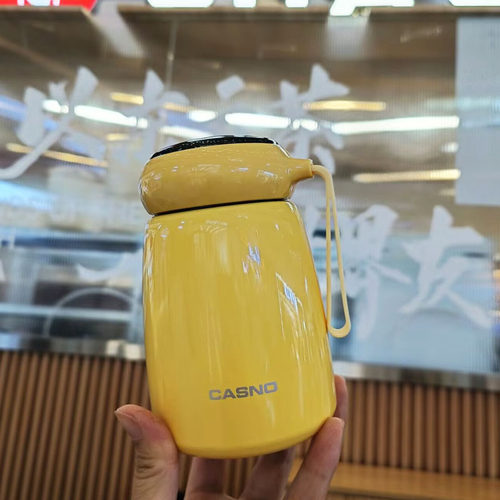 轻奢旅行提绳保温杯带茶漏