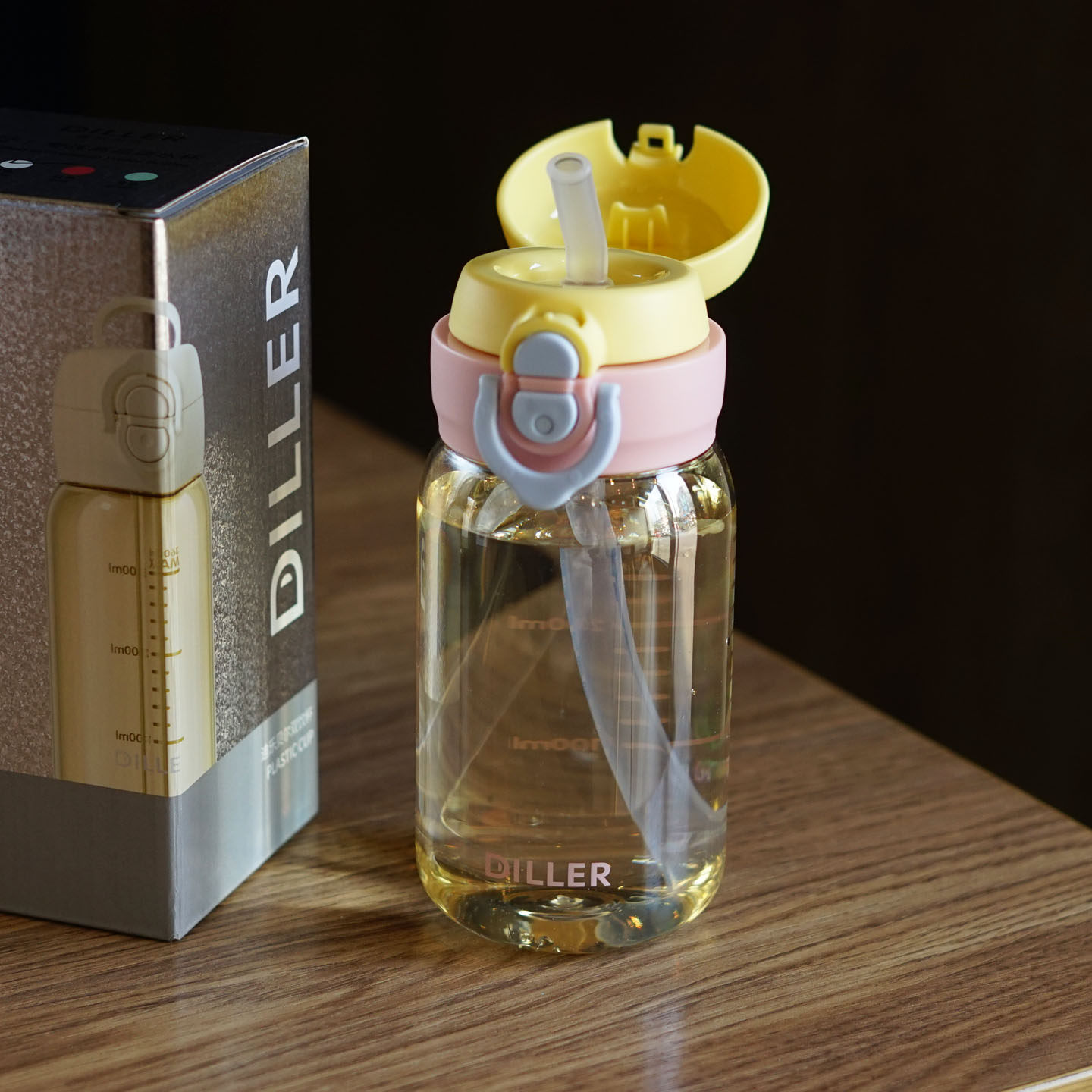 迪乐贝尔PPSU刻度儿童吸管杯