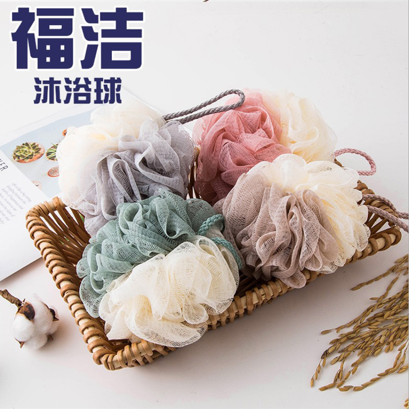 高档沐浴球浴球沐浴超柔软可爱少女泡澡球搓澡搓背超多泡泡