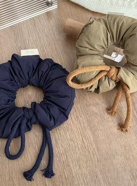立体蓬松充棉大肠圈发绳发圈韩系绳结蝴蝶结扎头绳头花新款发饰