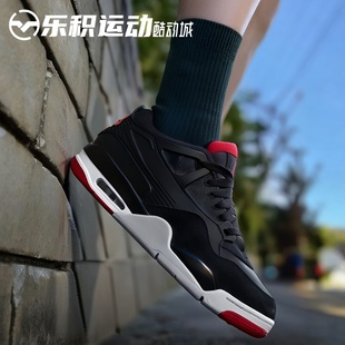 乐积运动 FQ7939 061 AJ4 低帮复古篮球鞋 JORDAN AIR 黑色