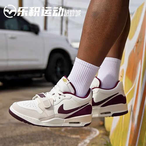 乐积运动 JORDAN LEGACY AJ312蛇年限定米棕低帮篮球鞋IB4712-161