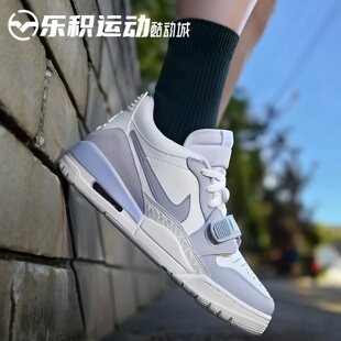 乐积运动 JORDAN LEGACY AJ312 白灰蓝复古低帮篮球鞋 HQ1190-101