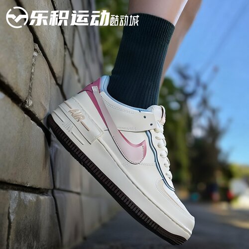 乐积运动 NIKE AIR FORCE AF1 SHADOW 情人节休闲板鞋 IQ9803-161