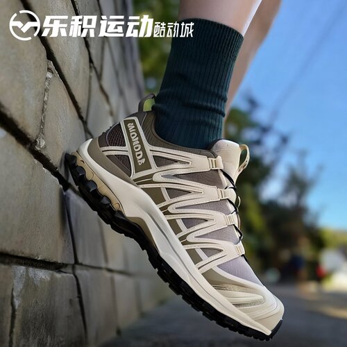 乐积运动 SALOMON萨洛蒙 XA PRO 3D石灰色 户外复古跑步鞋 478848