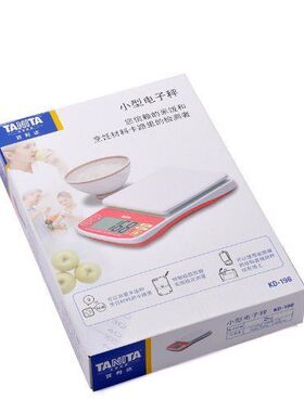 日本TANITA百利达电子厨房秤 KD-196食物小型烘培秤卡路里秤
