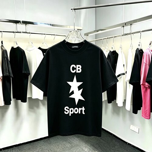 Cole Buxton街头潮牌双星Sport字母短袖美式复古高街宽松休闲T恤