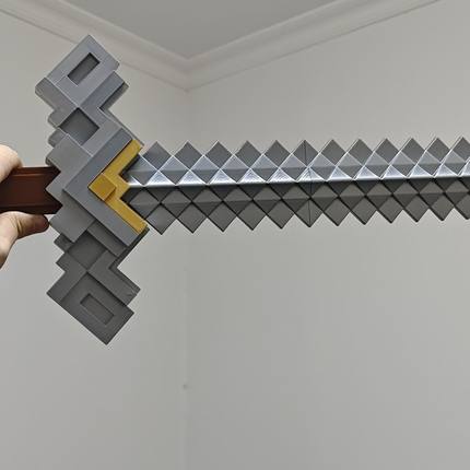 MC我的世界大电影周边道具武器模型钻石剑cosplay道具3d打印定制