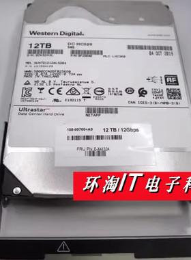 NetApp E-X4132A-0E-C X4131A存储硬盘 12T 7.2k 12Gb DE460C SAS
