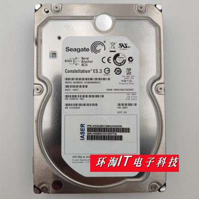 联想 浪潮 曙光 思科 DELL4T SAS 3.5 7.2K ST4000NM0023希捷硬盘