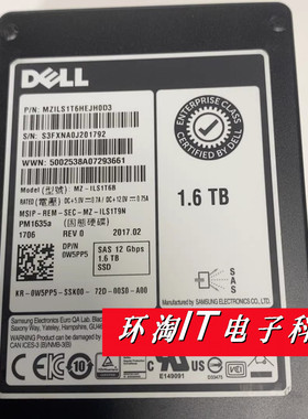 DELL MZ-ILS1T6B PM1635a 0W5PP5 1.6T 2.5 SAS SSD 12Gb固态硬盘