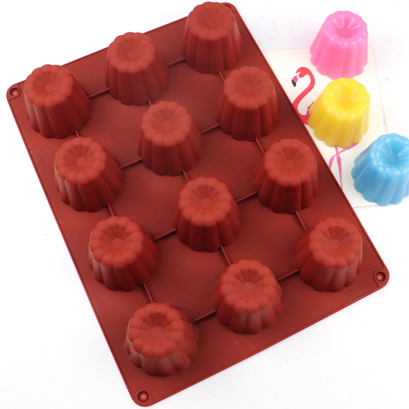 12连花边甜筒咕噜硅胶巧克力模具 DIY饼干糕点模 工蛋糕装饰,厨房/烹饪用具,烘焙模具,淘宝优惠券,粉丝福利购,淘宝优惠卷