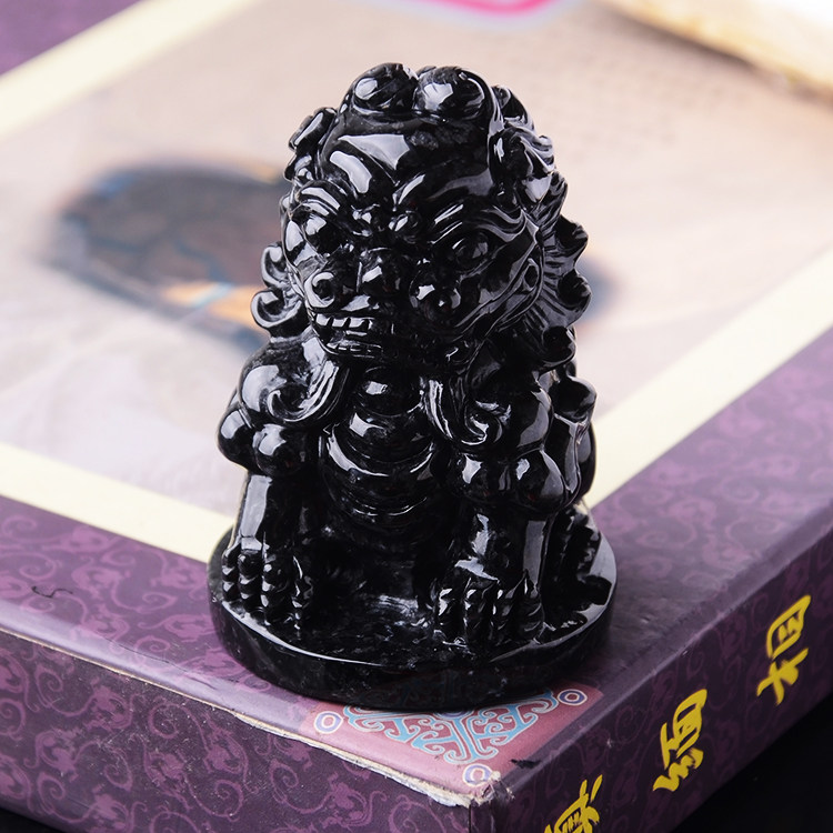 天然乌鸡种小摆件a货印章玉器
