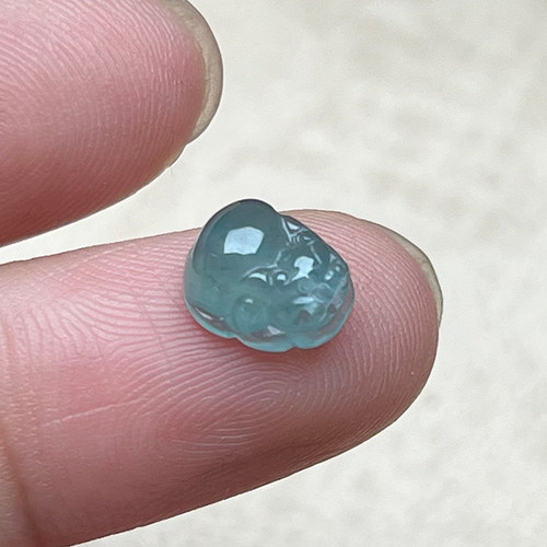 危地马拉翡翠A货小貔貅迷你挂件