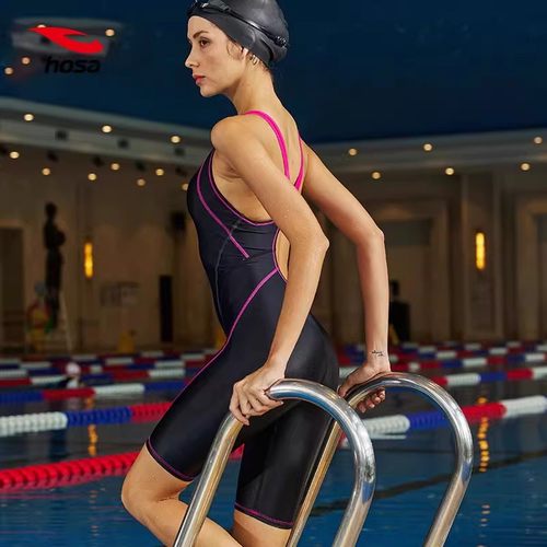 浩沙专业女连体五分竞速游泳衣