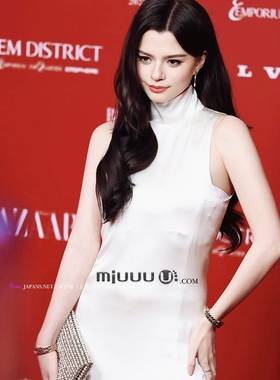 日娜高奢20XXASIA BUYER 12 hmo 法式轻熟风气质优雅开叉连衣裙子