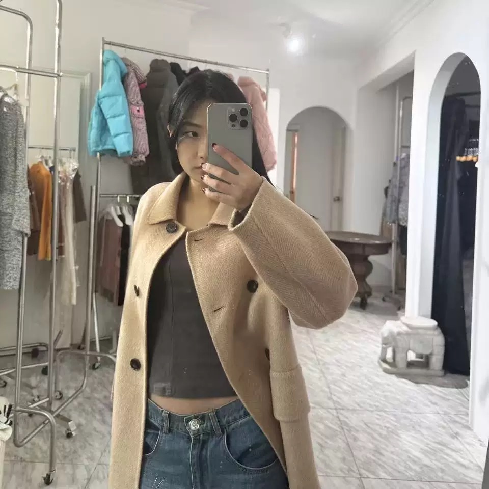 日娜高奢20XXASIA BUYER 11 xcz 新款百搭显瘦毛呢大衣气质外套女