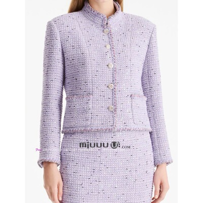 日娜高奢20XXASIA BUYER 11 eai 法式优雅粗花呢小香风女短款外套